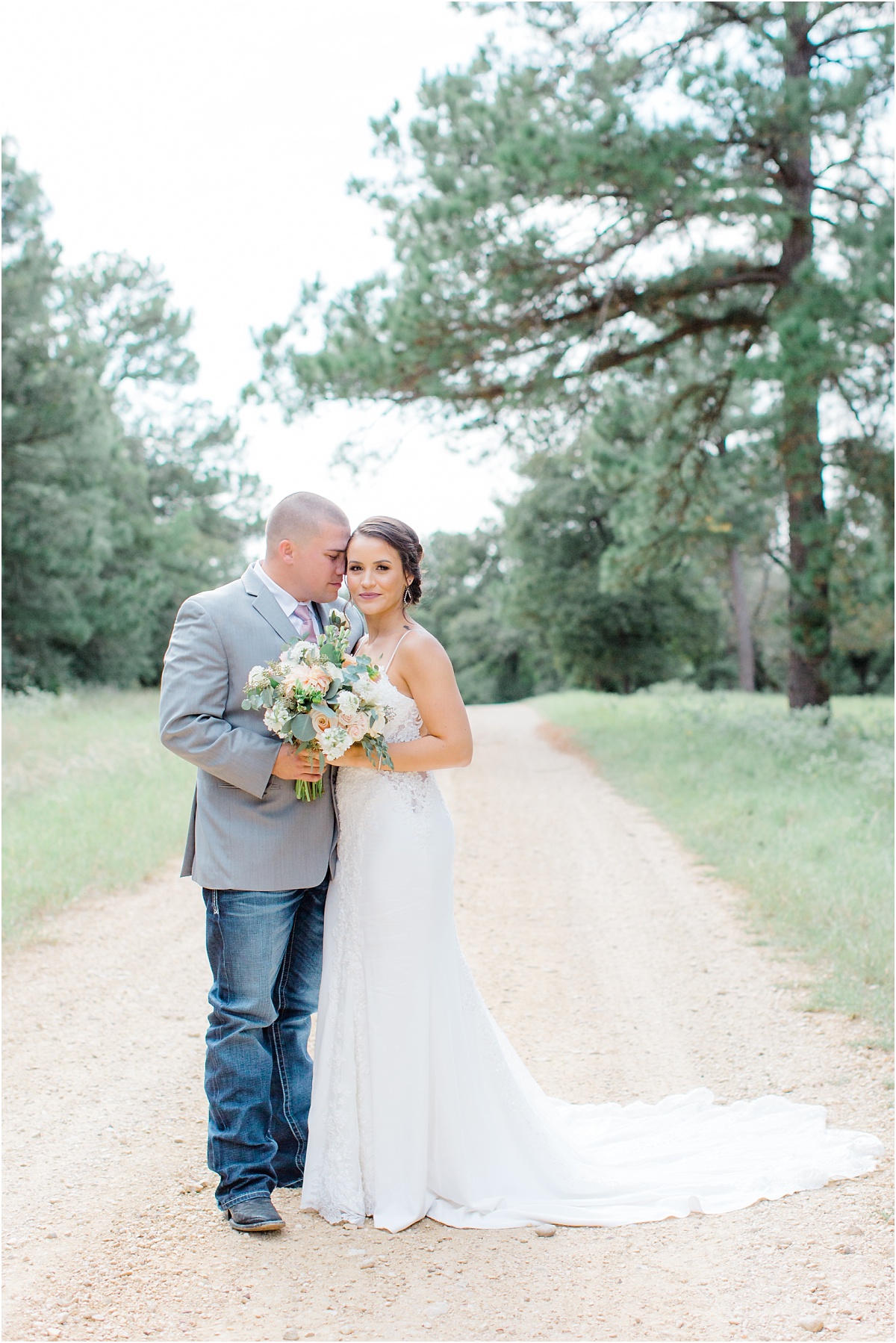 quartz and gray private ranch wedding