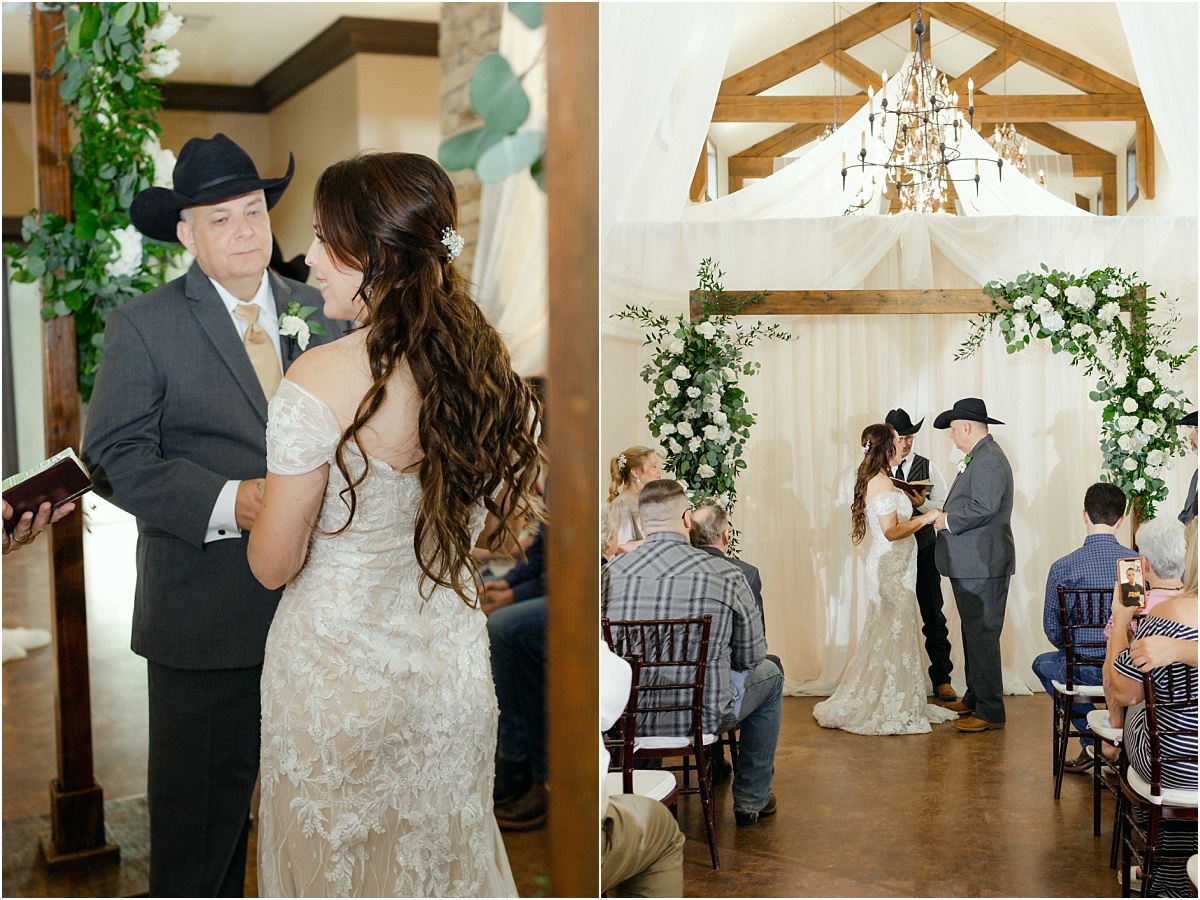 Wedding Ceremony at the Lodge at Country Inn Cottages