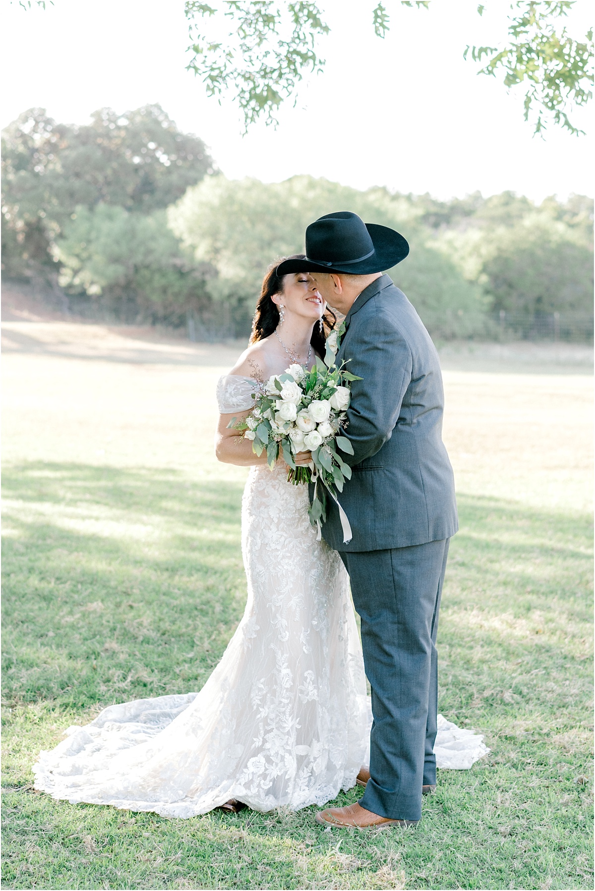 The Lodge at Country Inn Cottages Wedding, Fredericksburg, Texas.