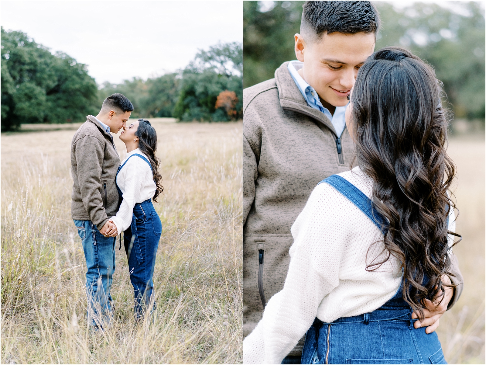 couple-taking-fall-engagement-photos