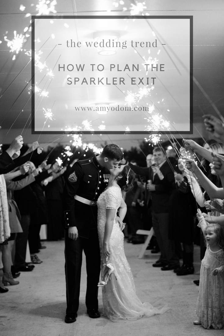 how to plan the sparkler exit
