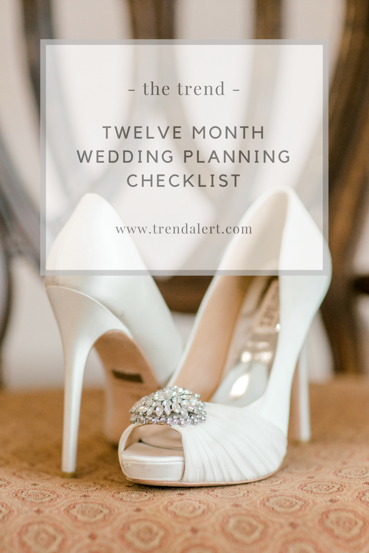 Twelve Month Wedding Planning Checklist