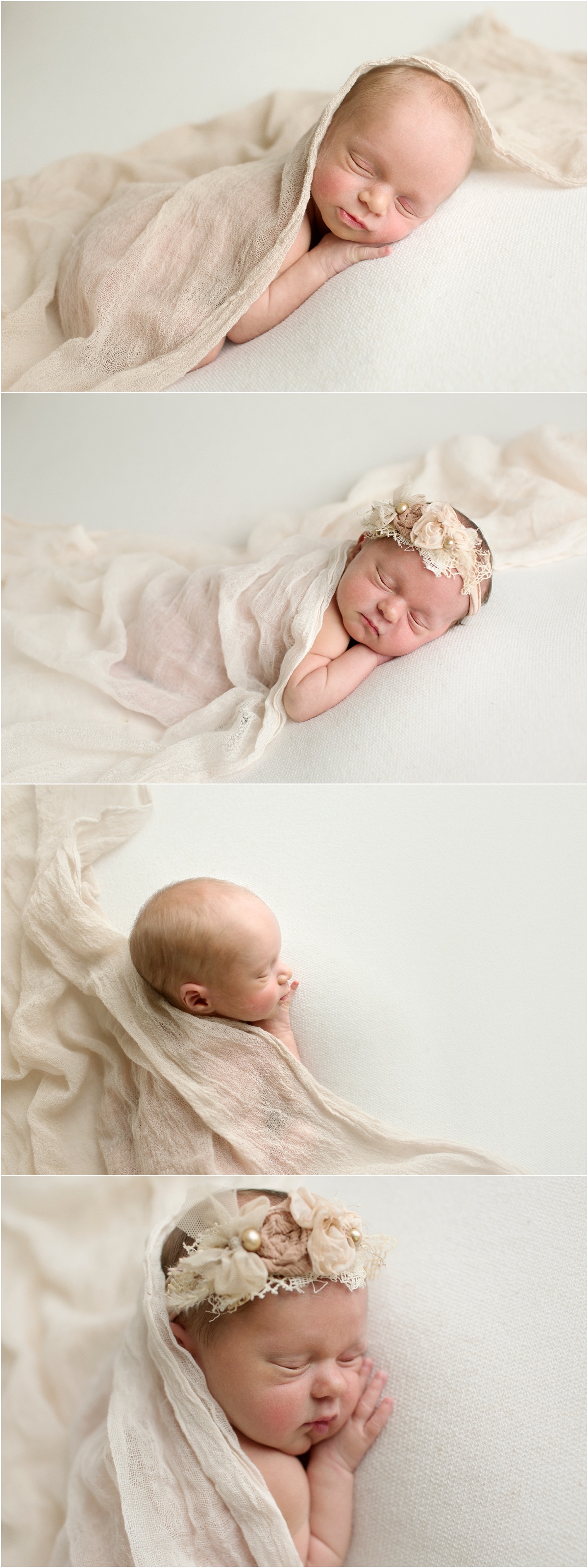 twin newborn photo session