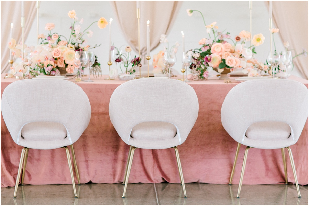 blush and coral wedding