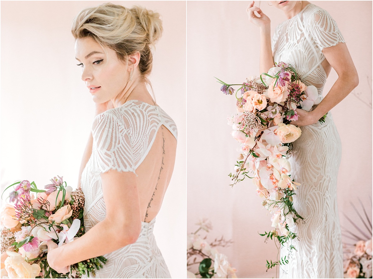 blush and coral wedding