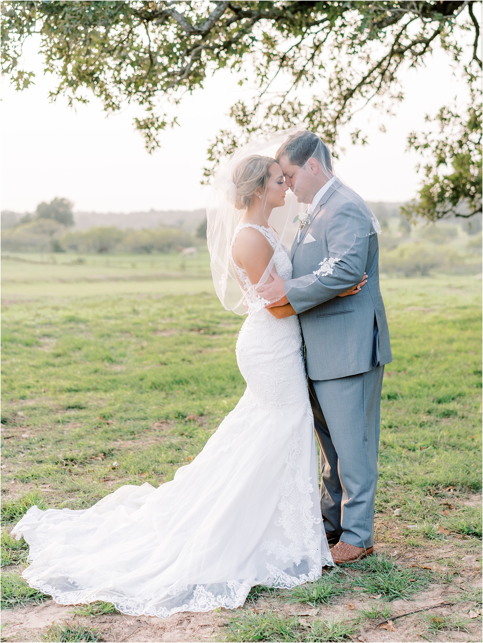 Intimate wedding in Lexington, Texas