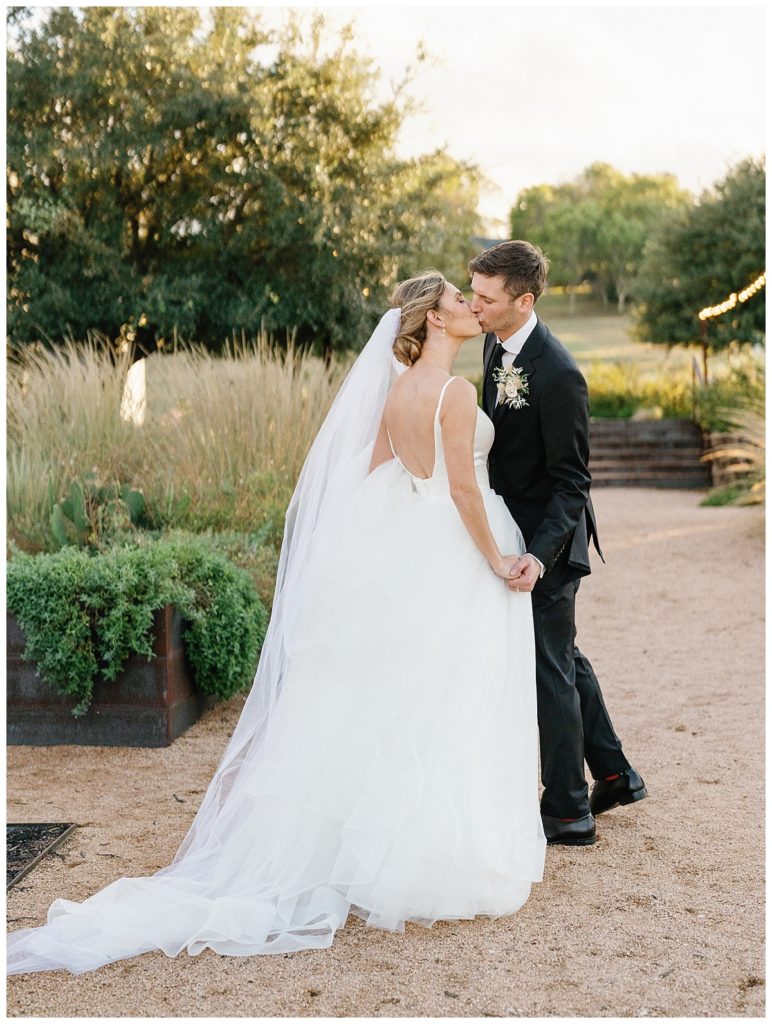 Bride and Groom at Two Wishes Ranch Event Venue wedding.