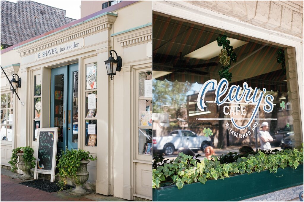 Clary's Cafe in Savannah Georgia.