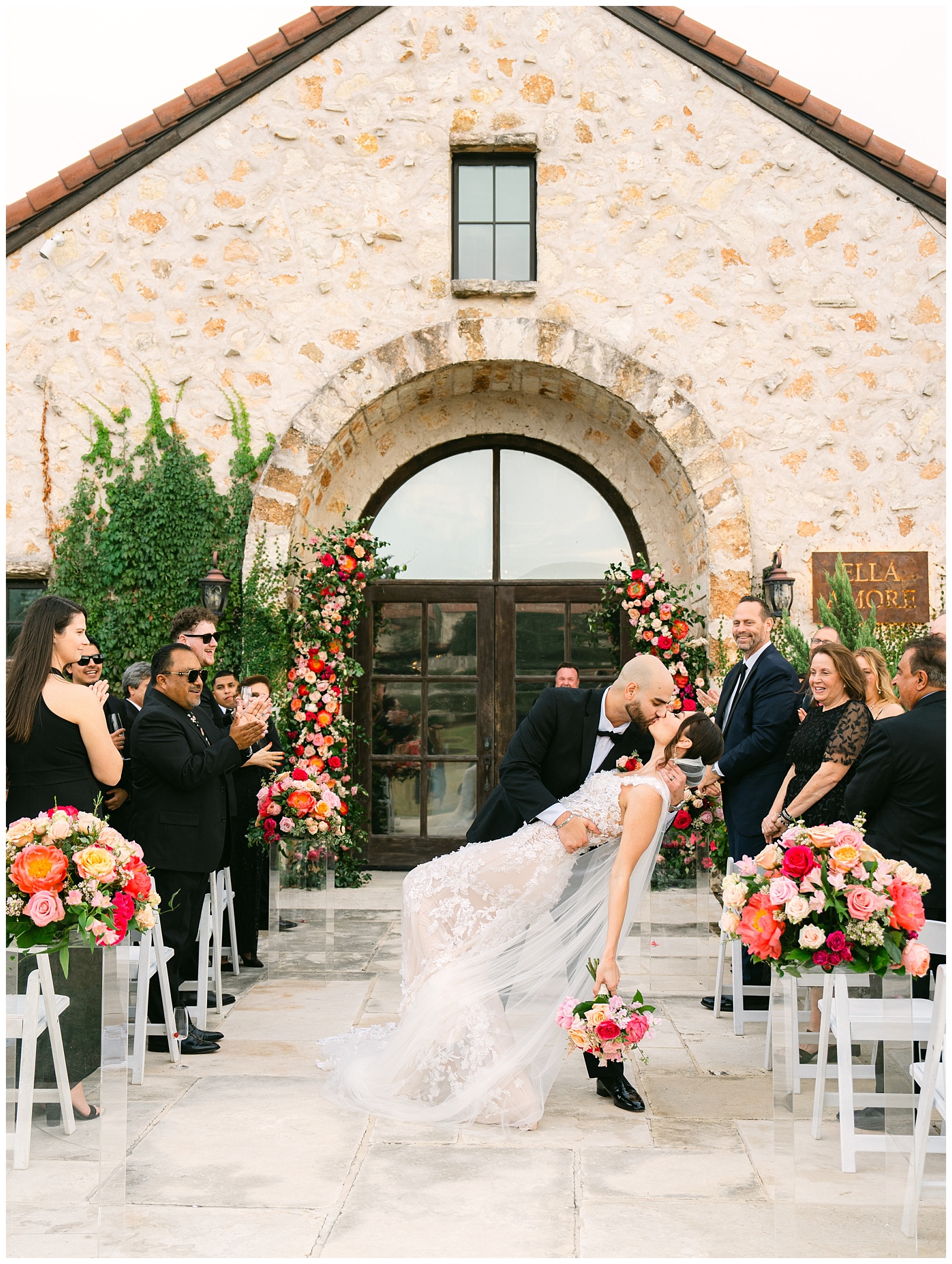 Hope and Sam's romantic wedding at The Vineyard at